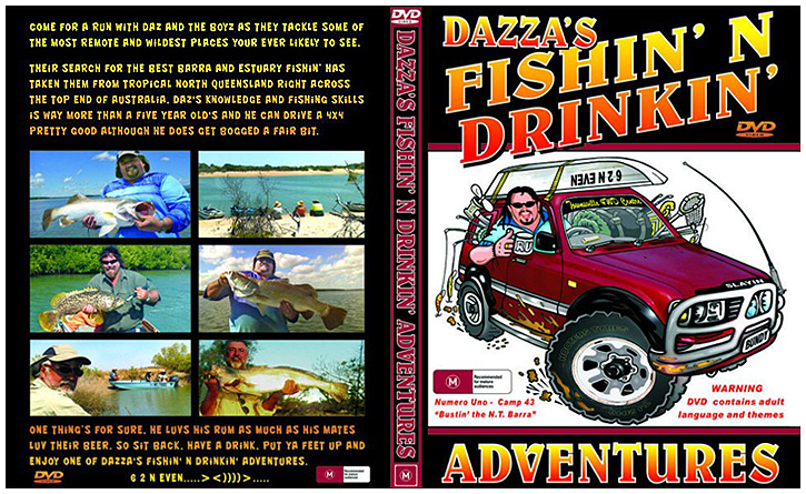 Dazza's Fishing Drinking DVD